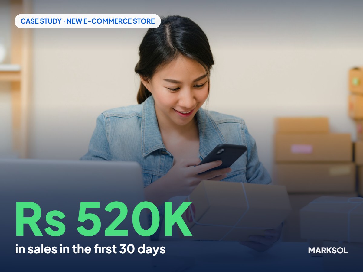 Online store owner checking an order on her phone: case study, Rs 520K in sales in the first 30 days