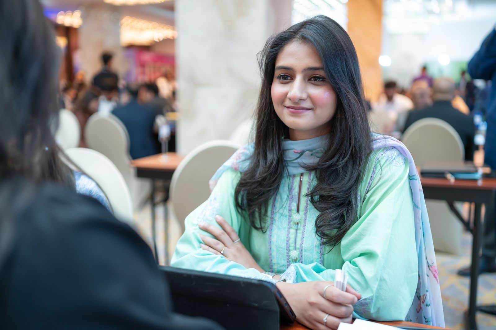 Young Pakistani professional at a business event in Lahore